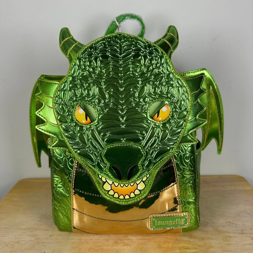 Loungefly Green Dragon Mini Backpack Books-A-Million‎ Exclusive Fourth Wing NWT